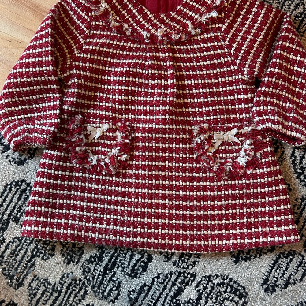 Red and White Plaid Jacket